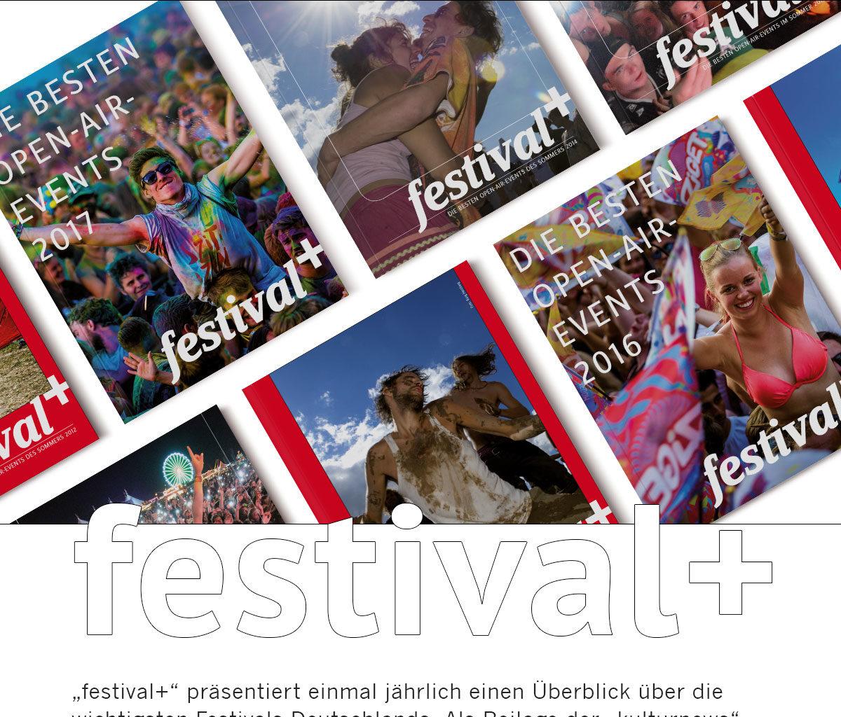 Editorialdesign - festival+